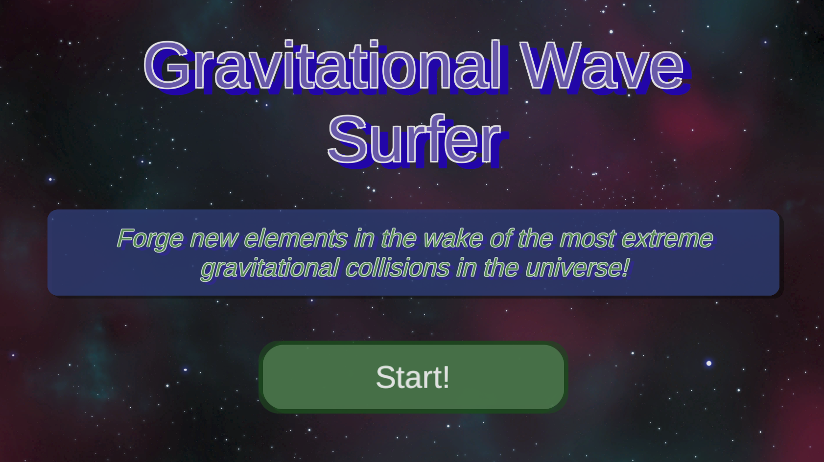 Play 'Gravitational Wave Surfer'!