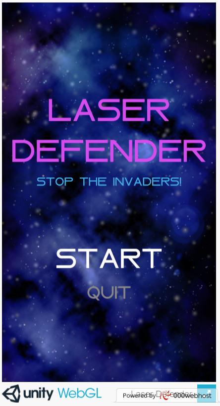 Play 'Laser Defender'!
